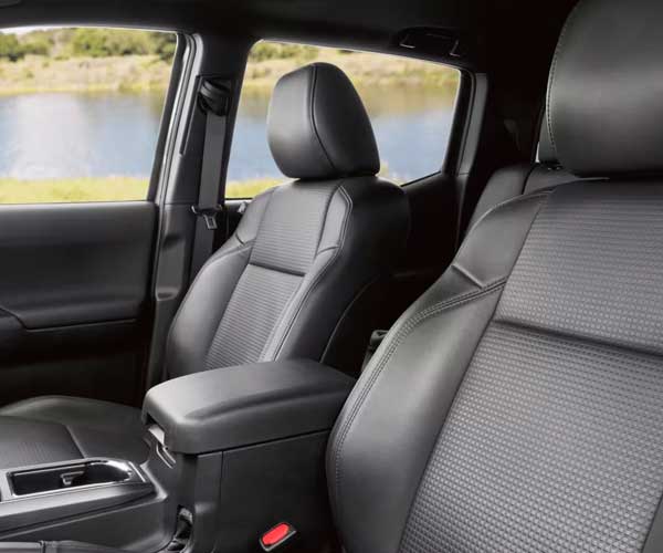 tacoma interior leather seating