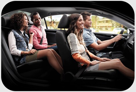 Interior Seating in the VW Jetta
