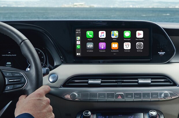 tablet style Palisade Infotainment system