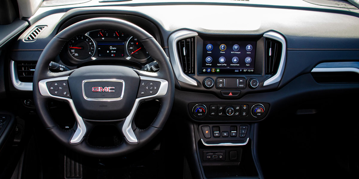 inside the 2020 GMC Terrain