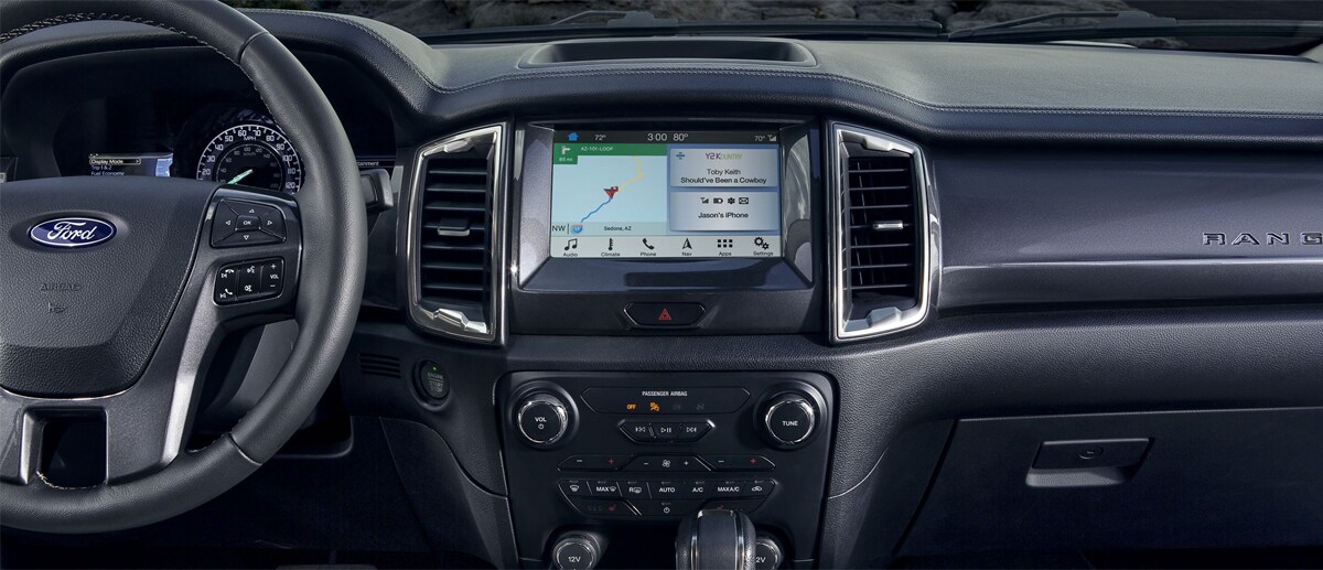 2019 Ford Ranger 8-inch Infotainment Center