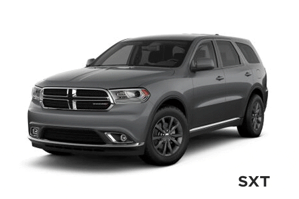 2019 Dodge Durango trim levels (SXT, SXT Plus, GT, GT Plus, Citadel, R/T, Citadel Anodized Platinum, SRT)
