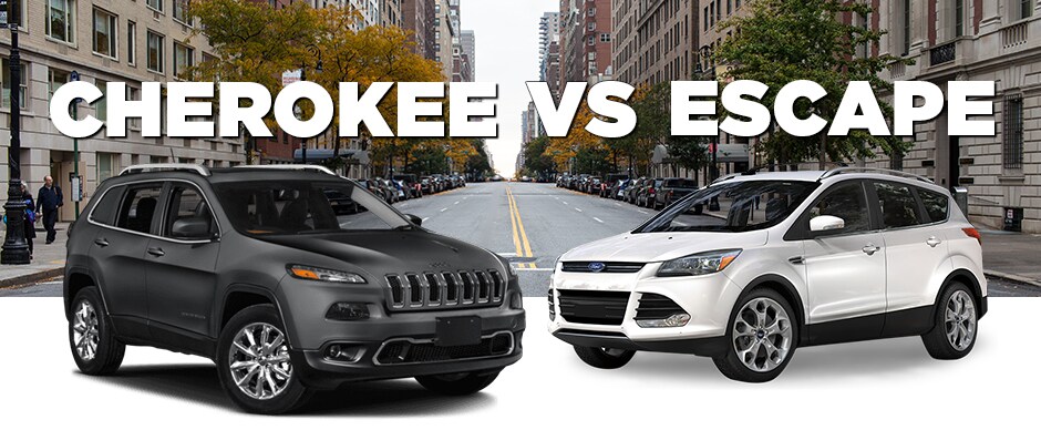 2016 Jeep Cherokee vs 2016 Ford Escape