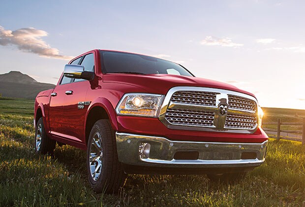 Ram Truck in a Field
