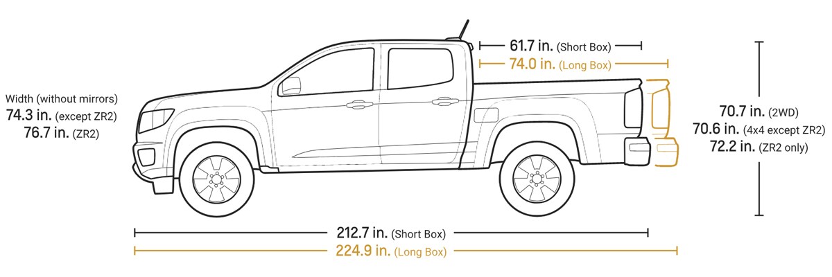2020 Chevy Colorado exterior design