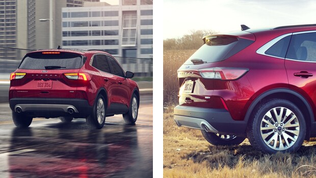 Ford Escape Taillights and Rear Spoiler
