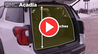 GMC Acadia Cargo Space Measurements