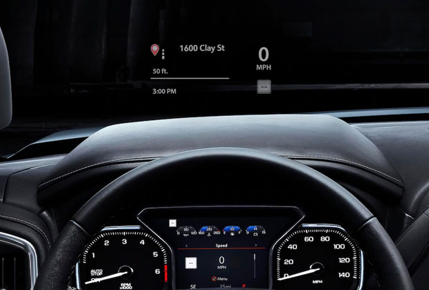 GMC Sierra Headup display