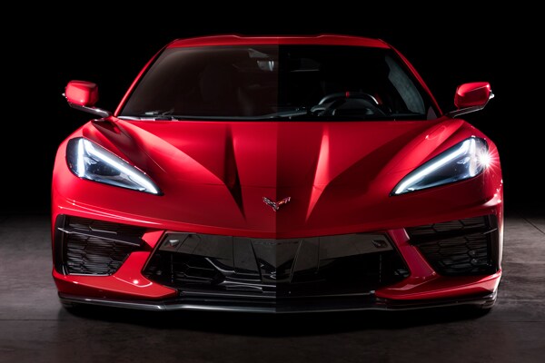 Front of the Corvette