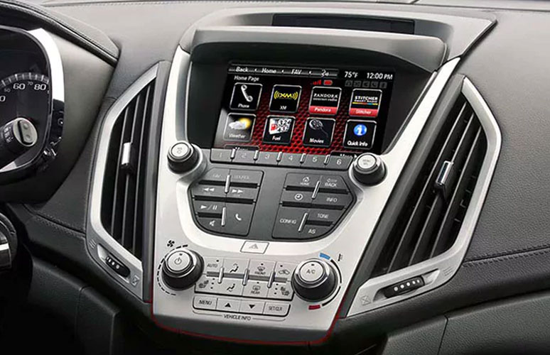 Interior Touchscreen Capabilities Toucscreen technology inside GMC Terrain