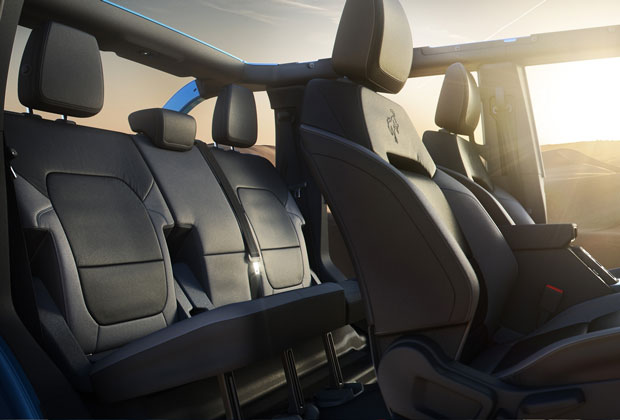 interior seating in the 2021 Bronco