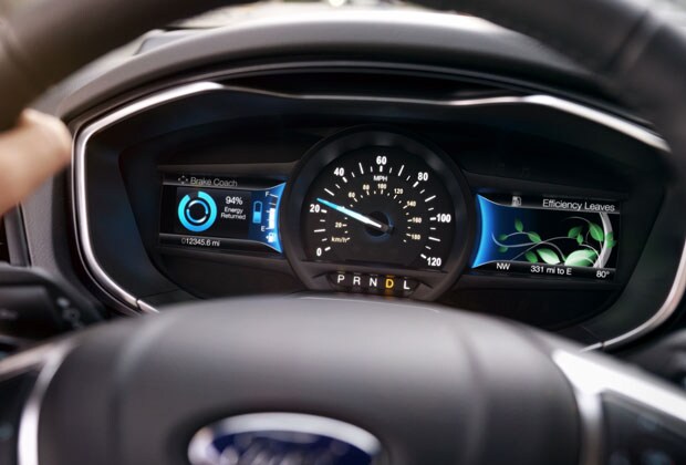 Ford Fusion Hybrid digital cockpit display
