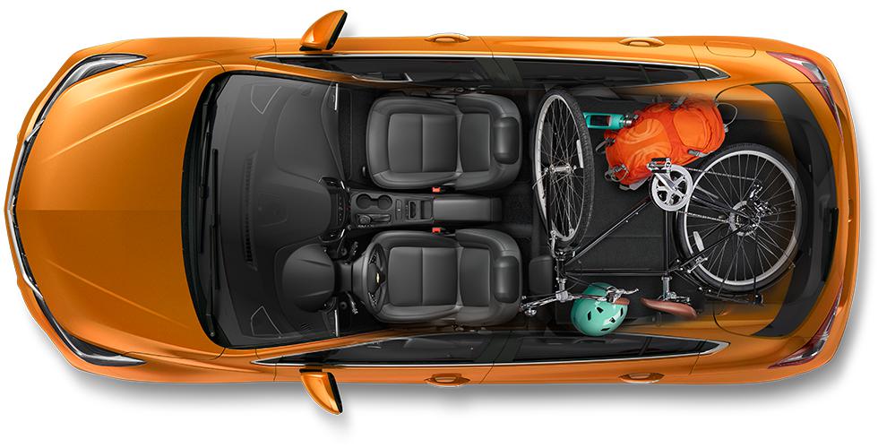 Cargo in the Chevy Cruze Hatchback