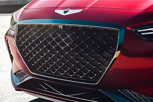 2020 Genesis G70 crosshatch grille
