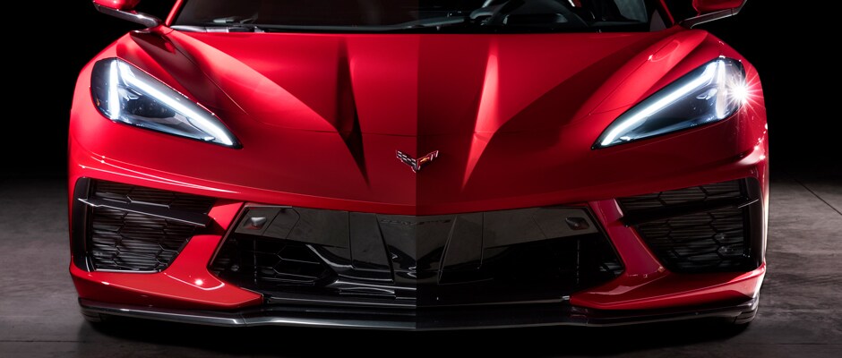 2020 Chevy Corvette front view