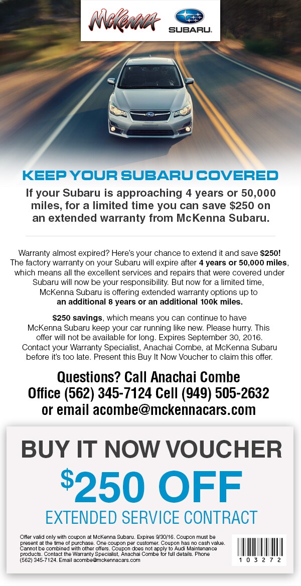 Subaru Extended Warranty Subaru Extended Warranty