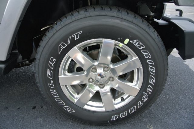 Jeep 7 spoke polished aluminum wheels #4