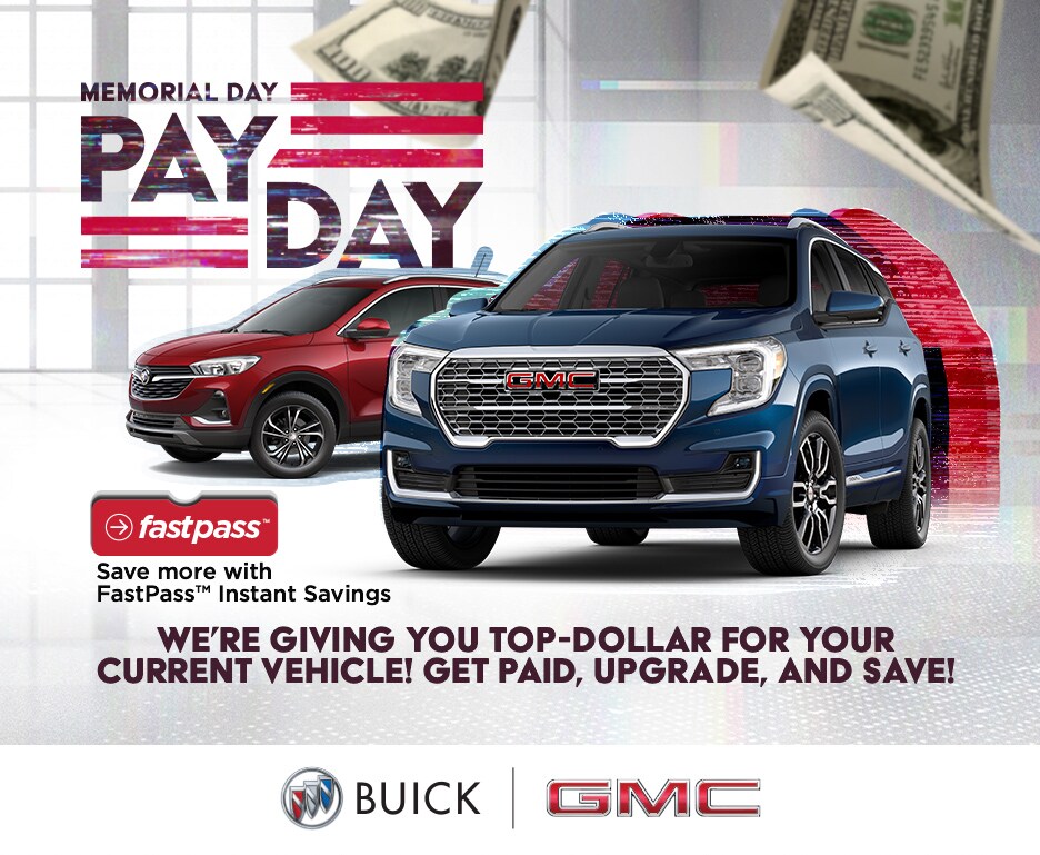 May Specials Memorial Day Pay Day