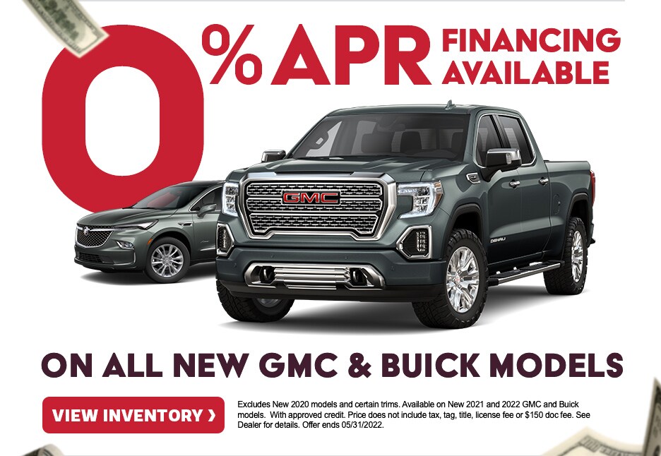 May Specials 0% APR Financing Available