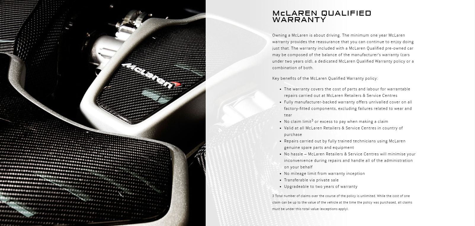 Qualify McLaren Sterling