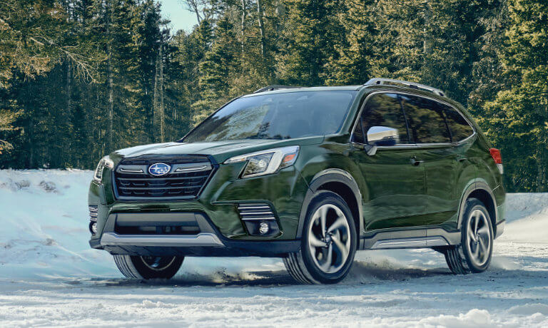 2022 Subaru Forester Exterior Snowy Forest