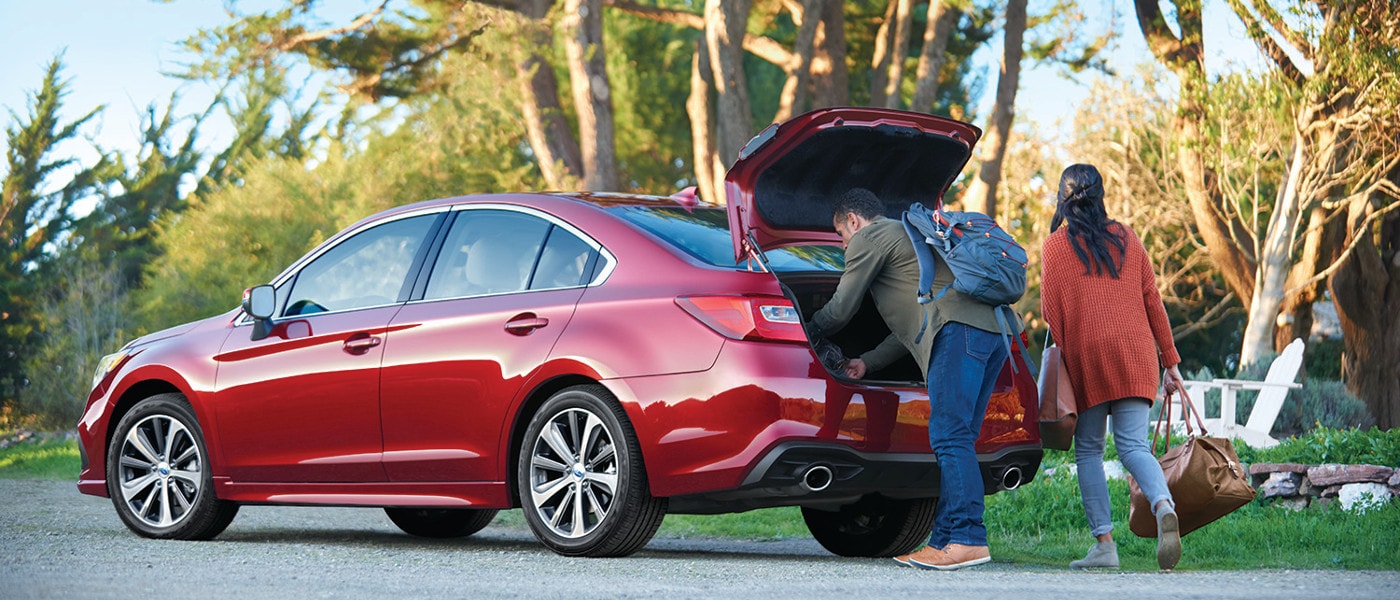 Red 2018 Subaru Legacy