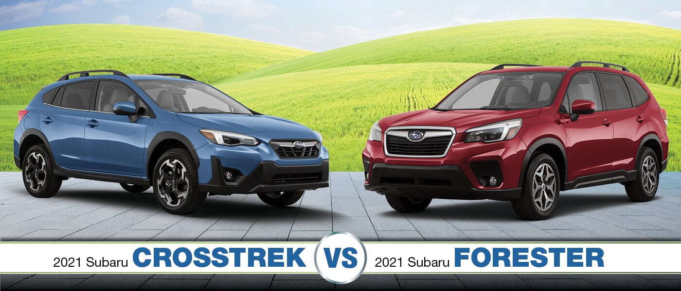 2021 Subaru Crosstrek vs. Subaru Forester