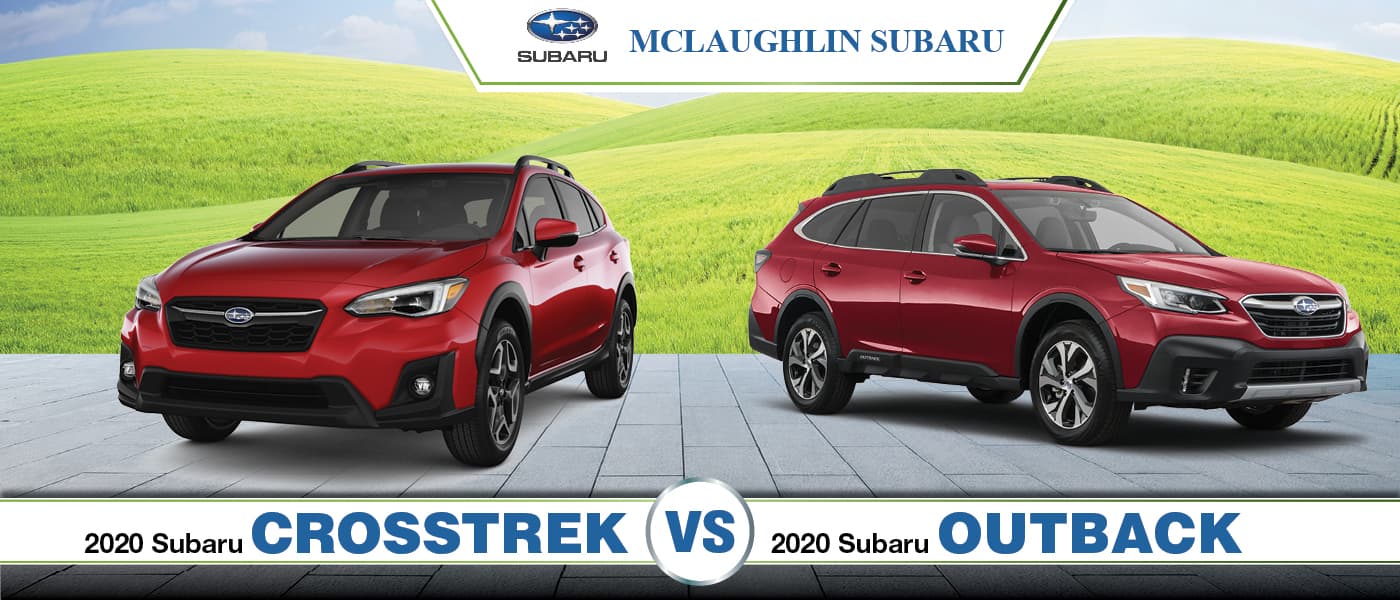 2020 Crosstrek vs. 2020 Outback