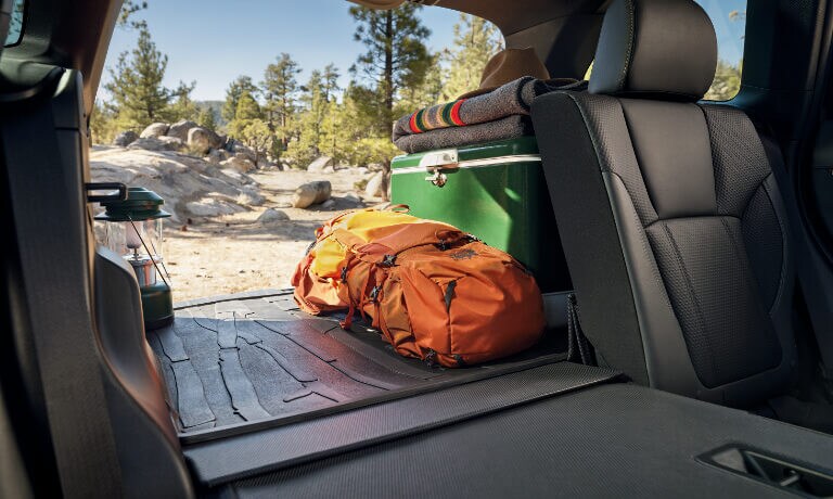 2022 Subaru Forester Interior Trunk Space Camping Gear