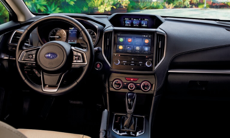 2020 Subaru Impreza interior showing front dash