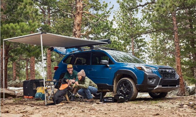 2025 Subaru Forester Exterior Campsite With Awning