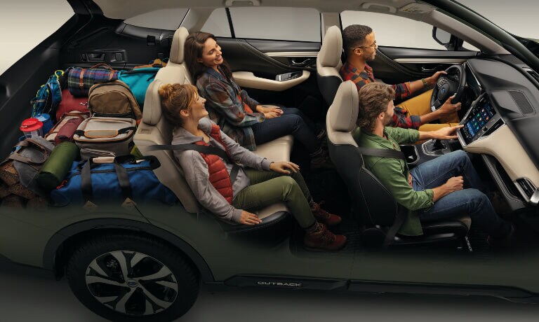 2025 Subaru Outback Interior Full Seating Side View