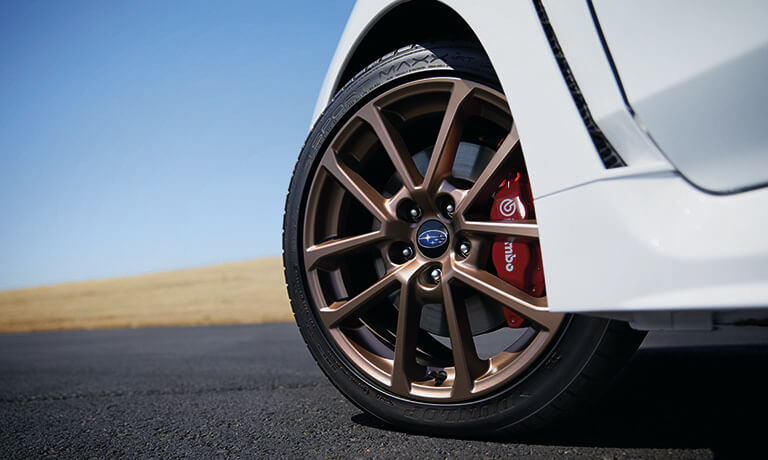 2021 Subaru WRX front driver's side wheel