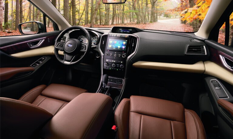 2022 Subaru Ascent Interior Front Seat And Dashboard