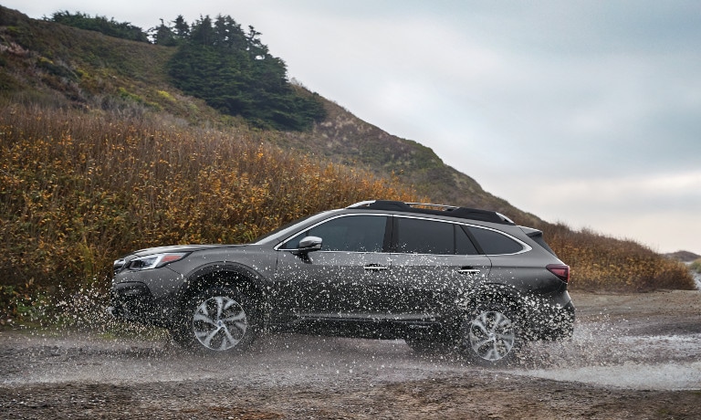 2020 Subaru Outbak Touring in water