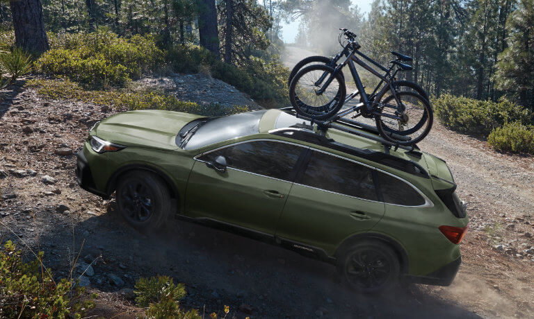 2022 Subaru Outback exterior hauling bikes