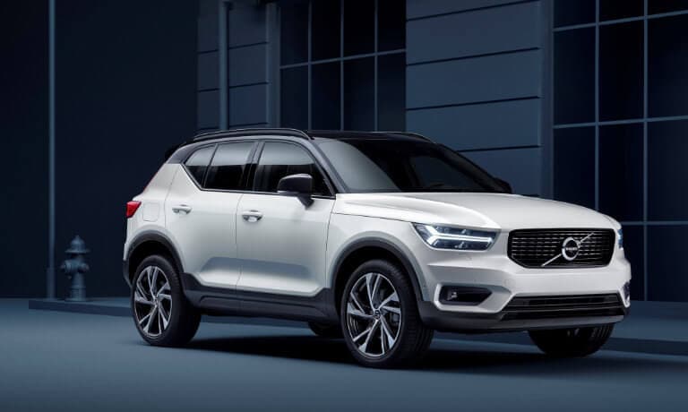 2021 Volvo XC40 parked at a curb