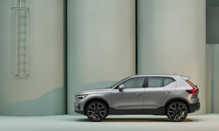2023 Volvo XC40 Exterior Near Concrete Silo