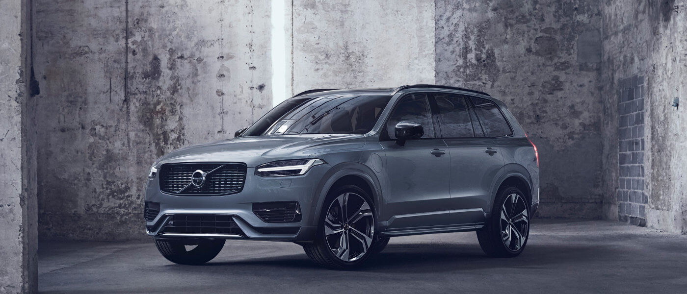 2021 Volvo XC90 in a concrete building