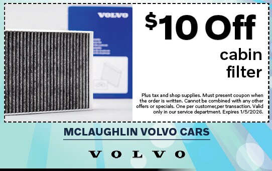 $10 Off Cabin Air Filter