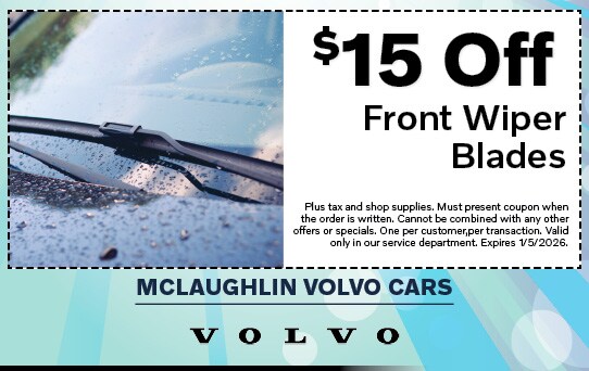 $15 Off Front Wiper Blades