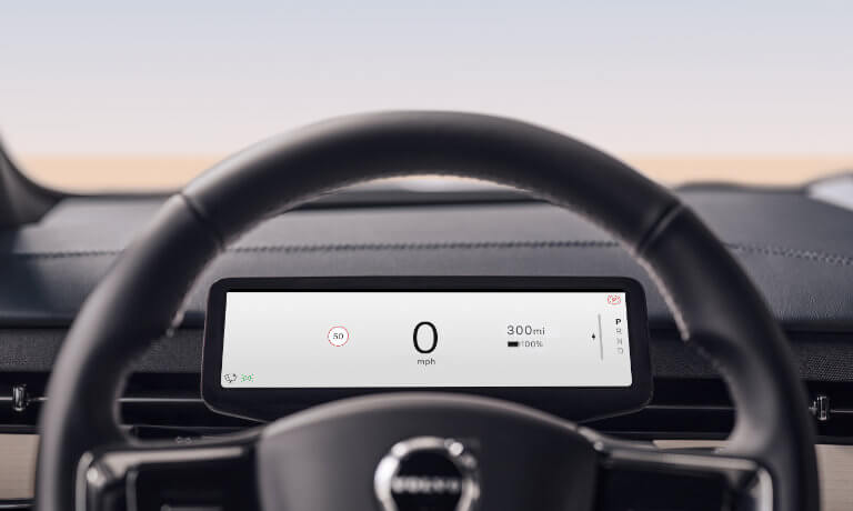 2025 Volvo EX90 Interior Steering Wheel Display