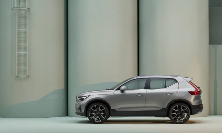 2026 Volvo XC40 by concrete silo