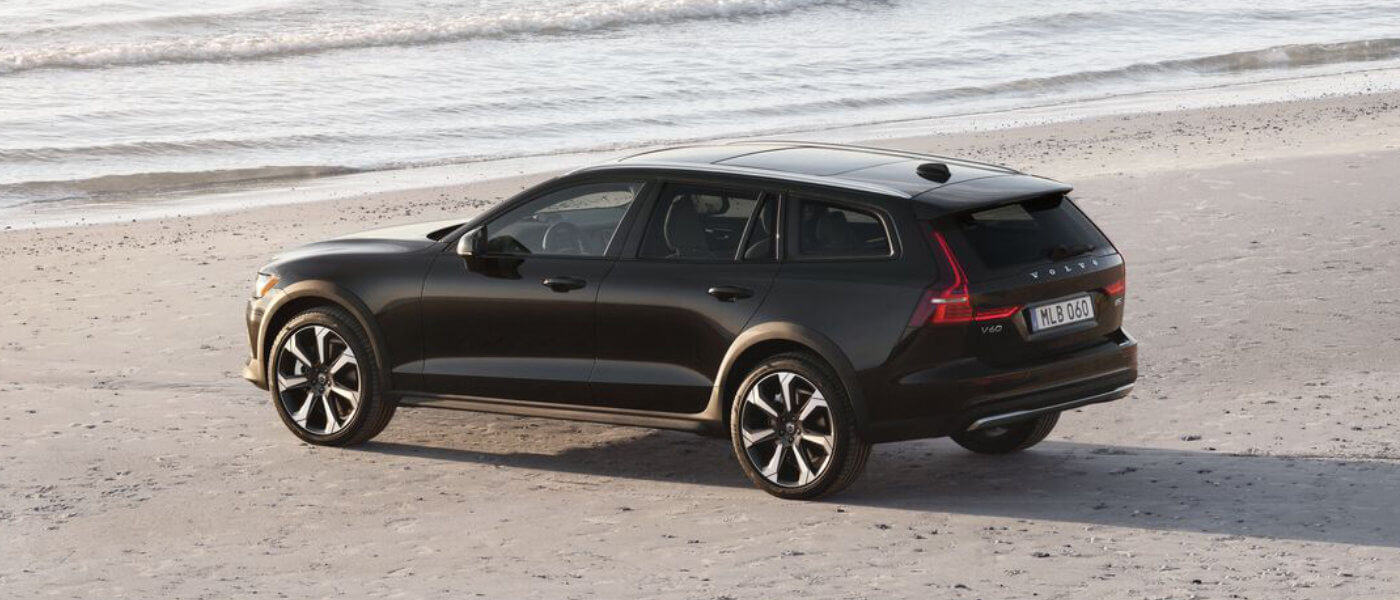 2025 Volvo V60 Cross Country Exterior Parked On Beach Shore