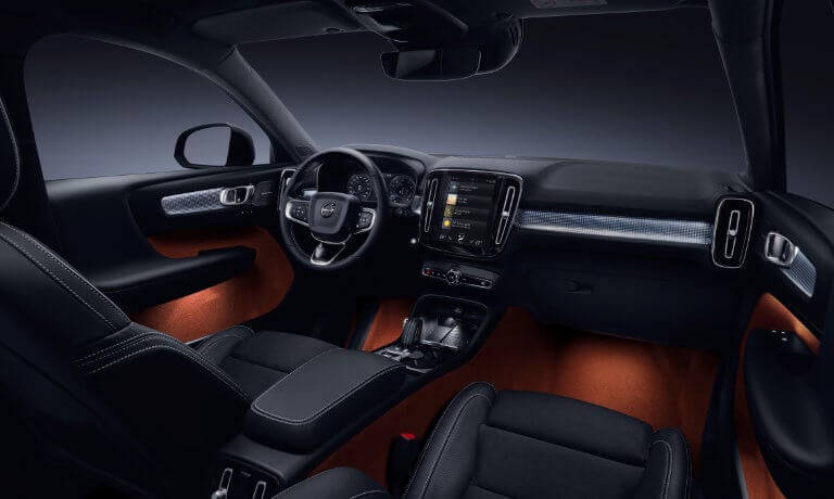 2021 Volvo XC40 interior front seats