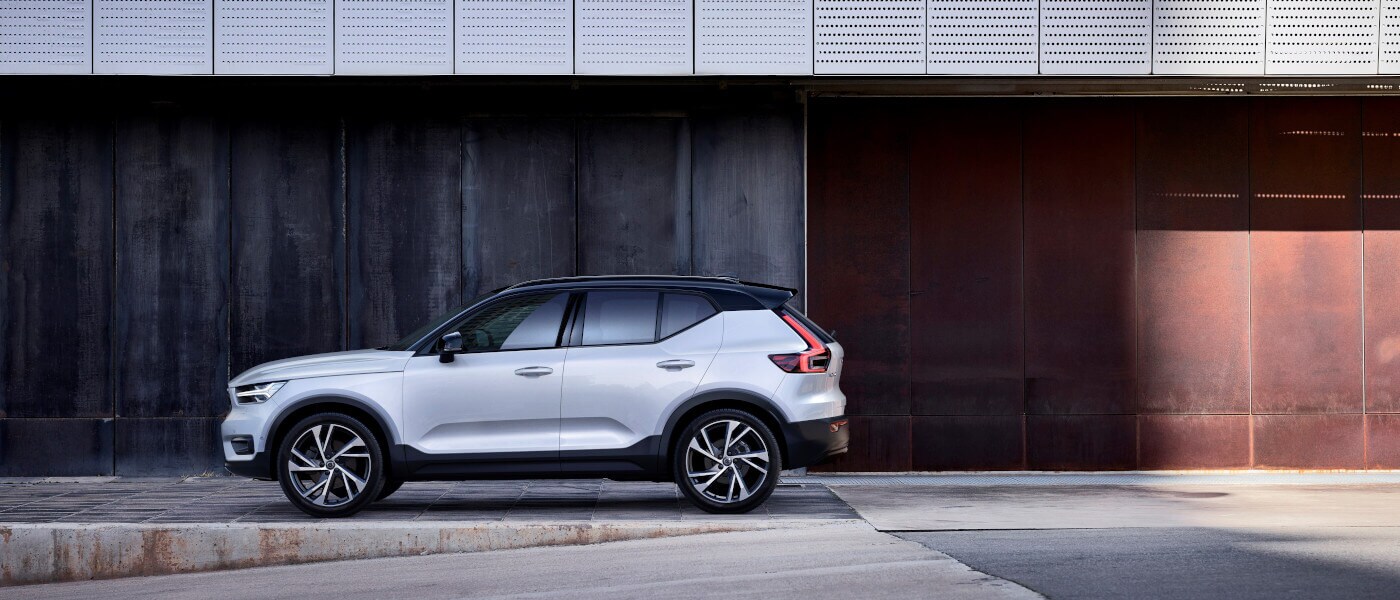 2021 Volvo XC40 parked on a city street