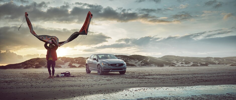 2018 Volvo S60 Cross Country Grey 2018 Volvo S60 Cross Country on the beach