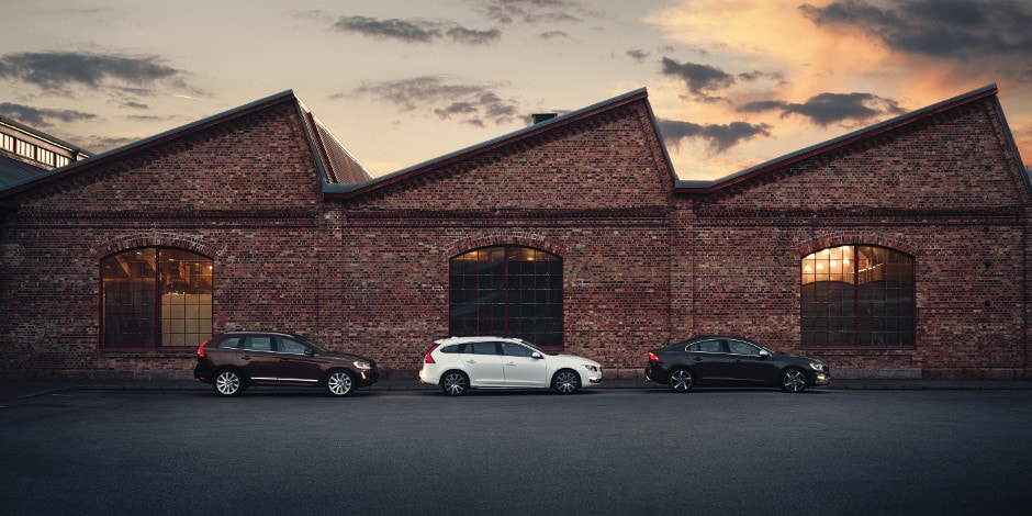2018 Volvo XC60, V60, S60 2018 Volvo XC60, V60, S60 parked next to each other