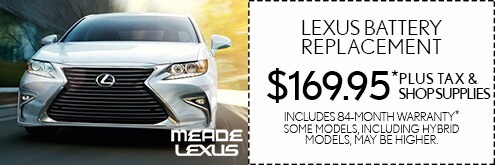 Lexus Battery Replacement in Utica, MI
