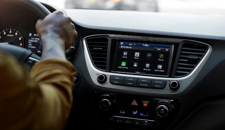 2019 Hyundai Accent infotainment center
